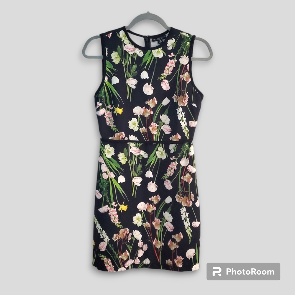 Victoria Beckham x Target Floral Sleeveless Dress, Size XS Garden Flor
